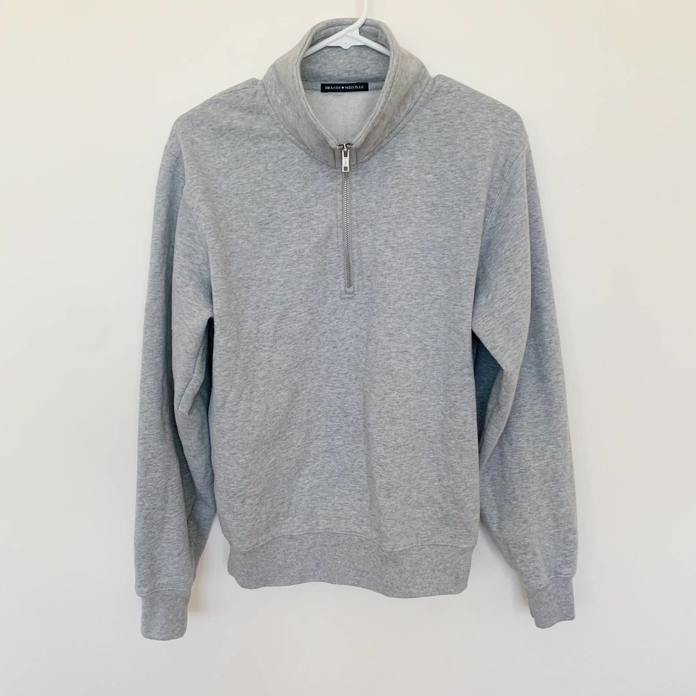 Brandy Melville 1/4 Zip Missy Sweatshirt